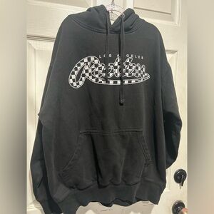 Reckless black Y2K style hoodie Size M #skater